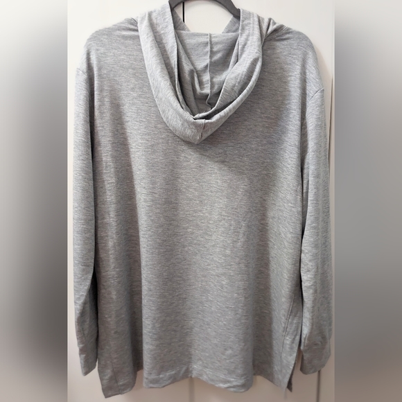 MATERNITY, A:GLOW, Supersoft Side-Slit Nursing Hoodie, Size Large. - Picture 6 of 8